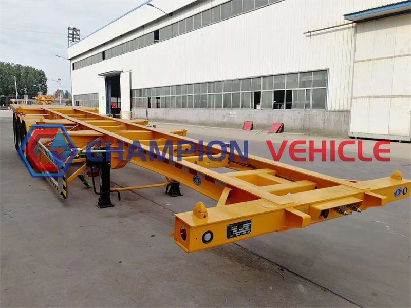 40ft 3 AXLE Skeleton Chassis Semi Trailer